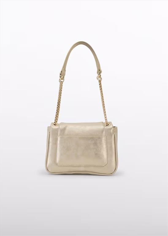 Borsa Abel & Lula Matelassé Dorata Metallizzata con Caten