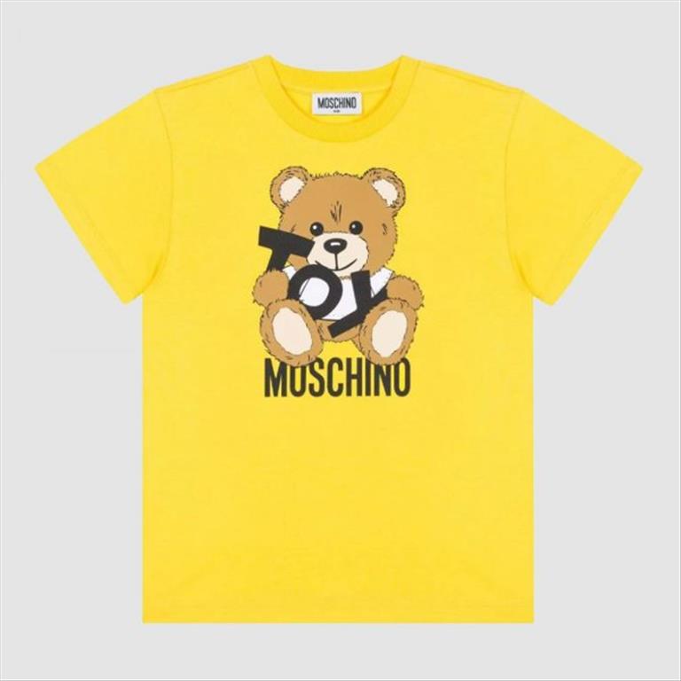Moschino Bambino T-shirt Stampa Teddy E Logo.