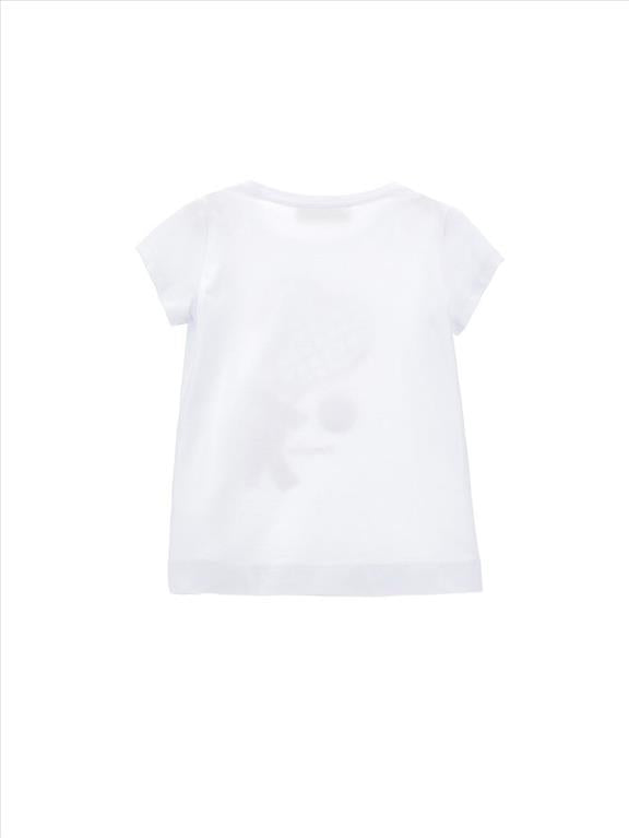 Monnalisa T-shirt racchetta glitter