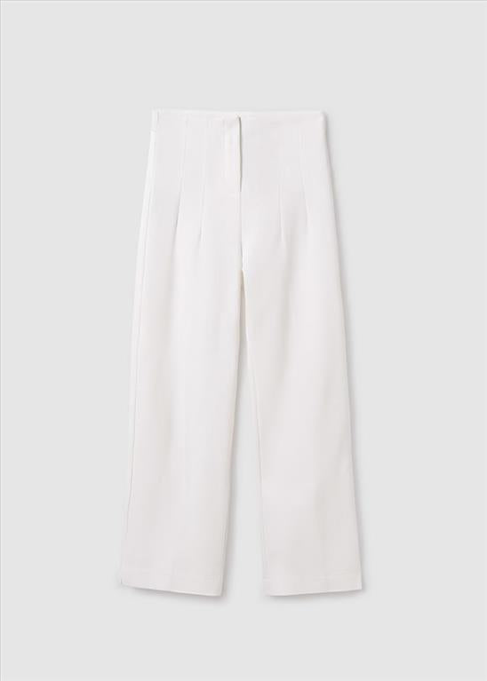 Pantaloni  Mayoral di tessuto  Écru Regular Fit.