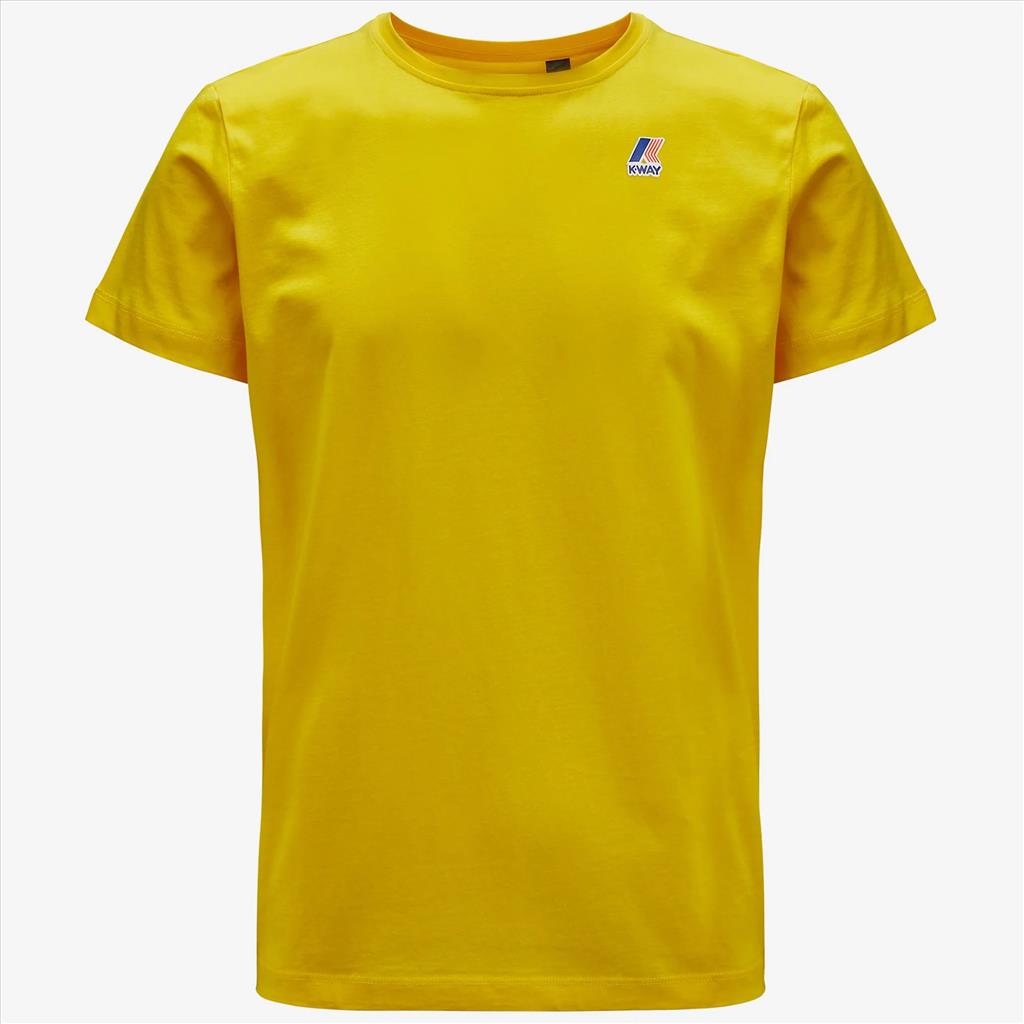 T-Shirt in Cotone Pieghevole K-Way