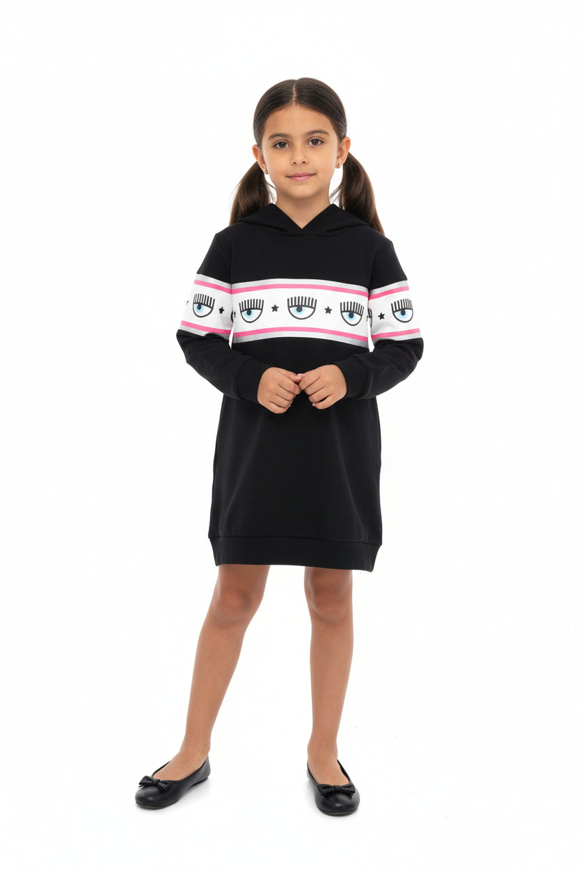 CHIARA FERRAGNI ABITO MAXILOGOMANIA FELPA