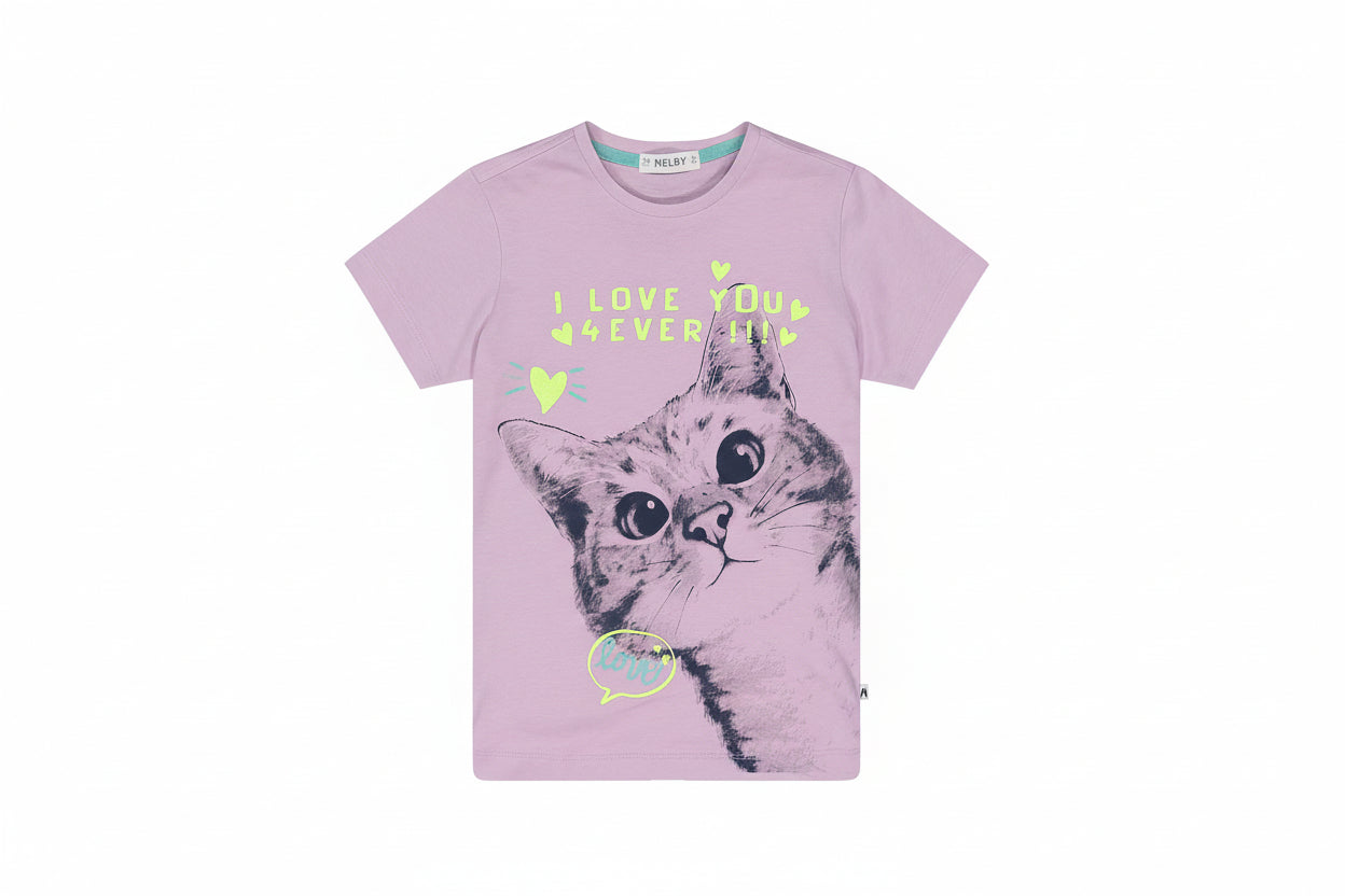 T-shirt in cotone elasticizzato