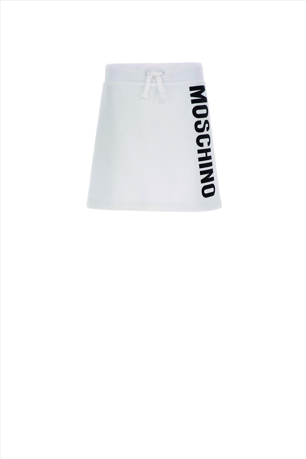 Gonna Sportiva Moschino con scritta laterale.