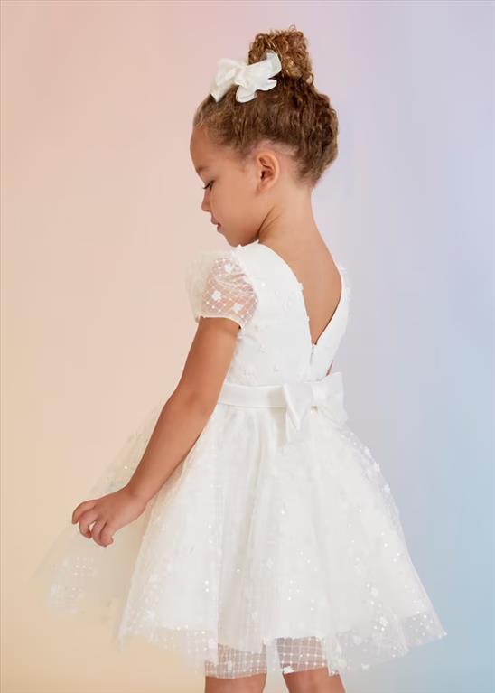 Abito Tulle Lustrini Bambina ABEL&LULA