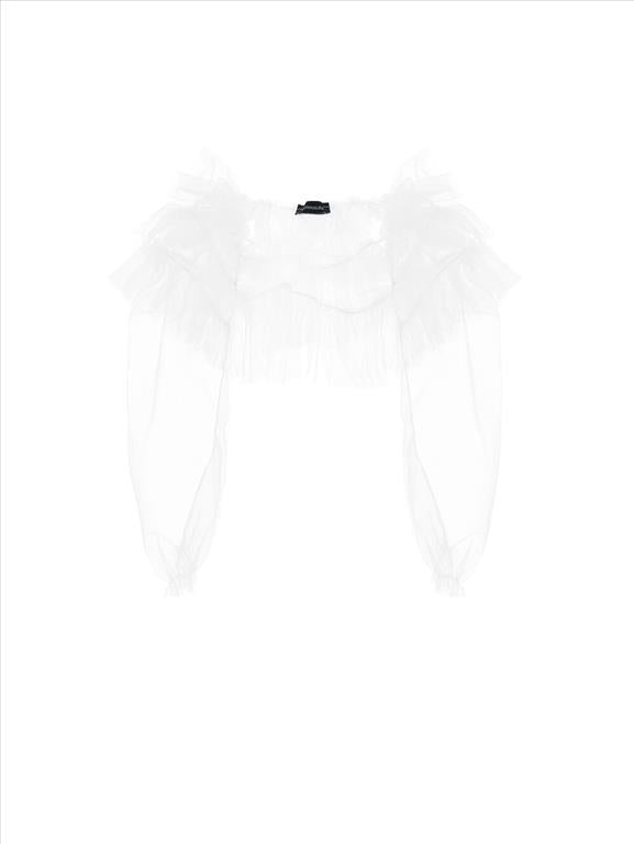 Monnalisa tulle shrug