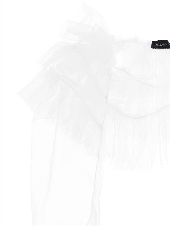 Monnalisa tulle shrug