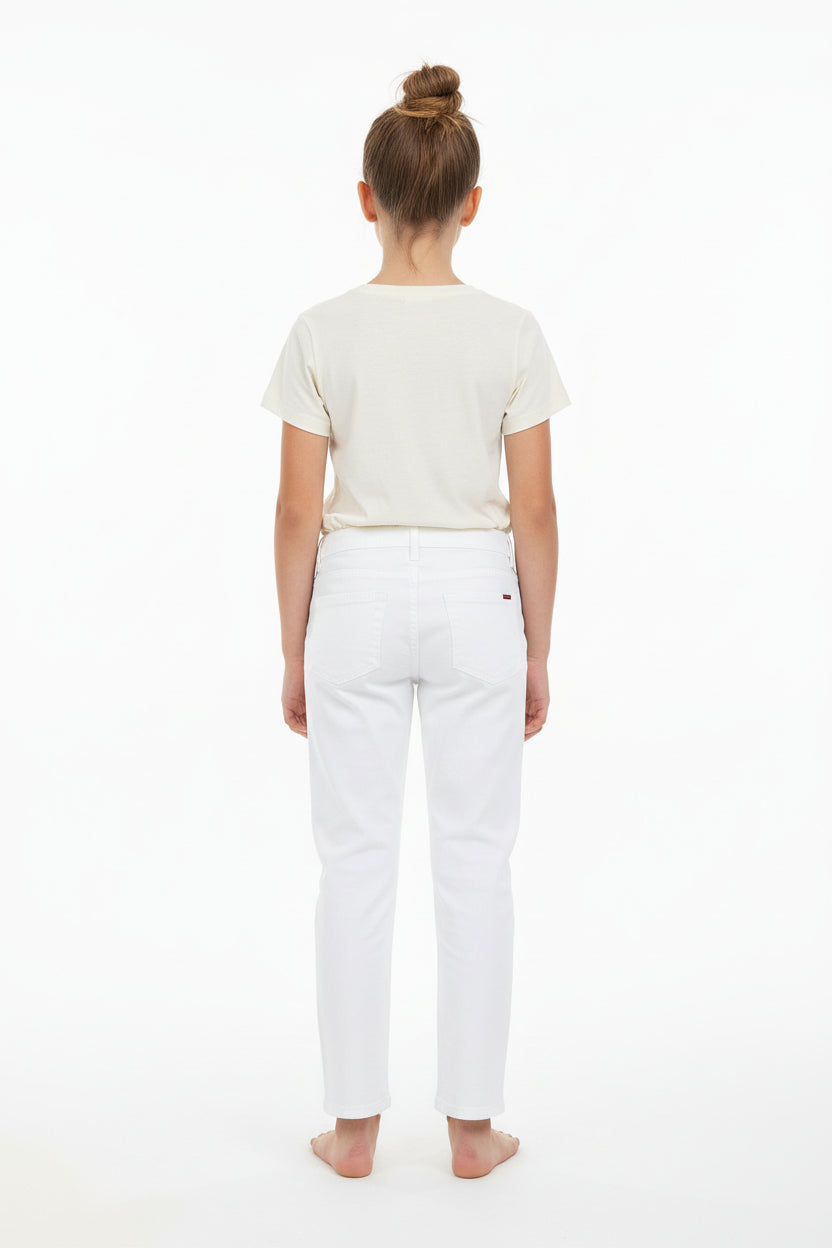 PANTALONE LUNGO BOY FIT DRILL LIU JO