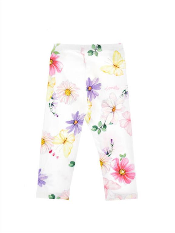 MONNALISA floral jersey leggings