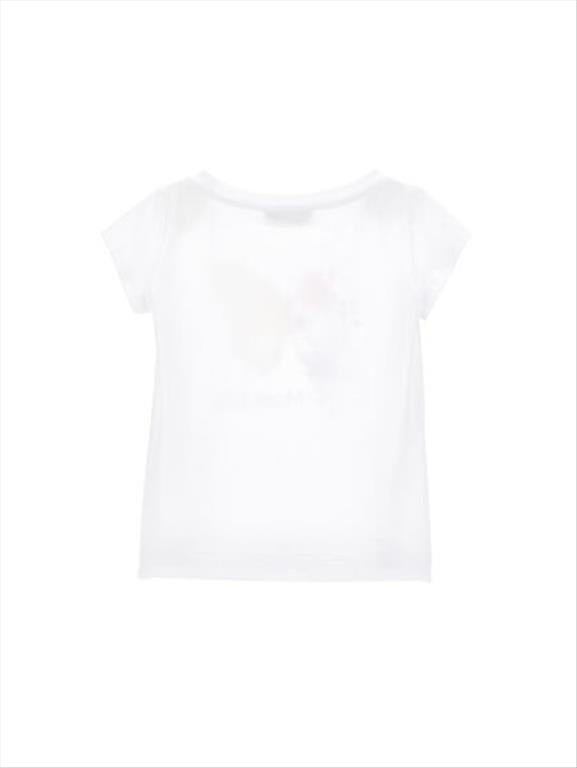 MONNALISA maxi butterfly jersey T-shirt