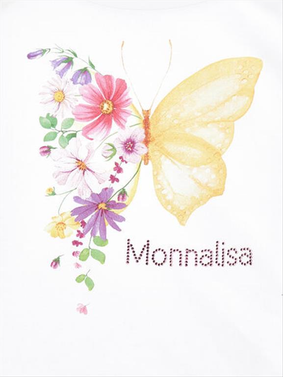 T-shirt jersey maxi farfalla MONNALISA