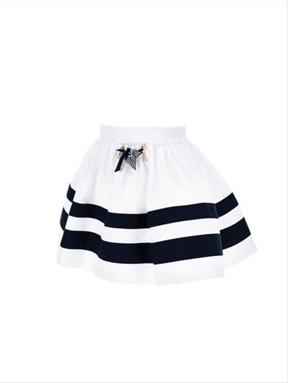 Gonna popeline con charms MONNALISA