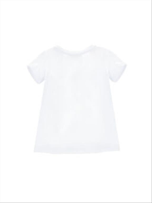 Sailor print T-shirt in rhinestones and pearls