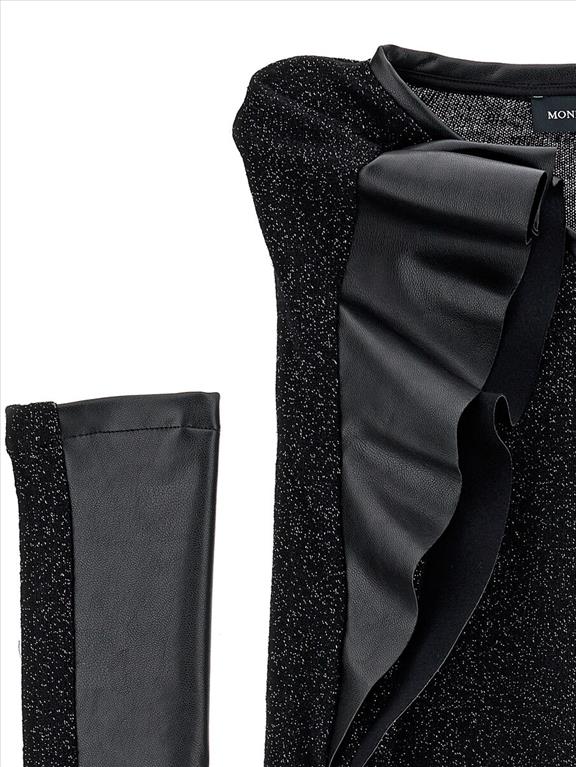 Lurex blouse with sleeves