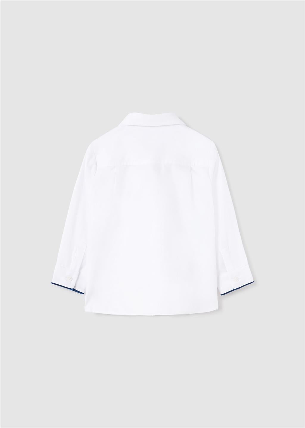 Newborn Contrast Detail Shirt