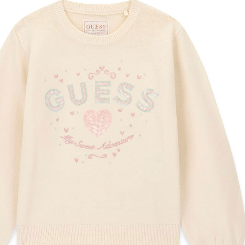 Completo composto da maglione e pantaloni-gonna Guess