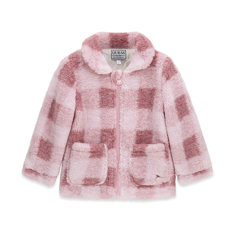Giacca da bambina Guess con cerniera e due tasche