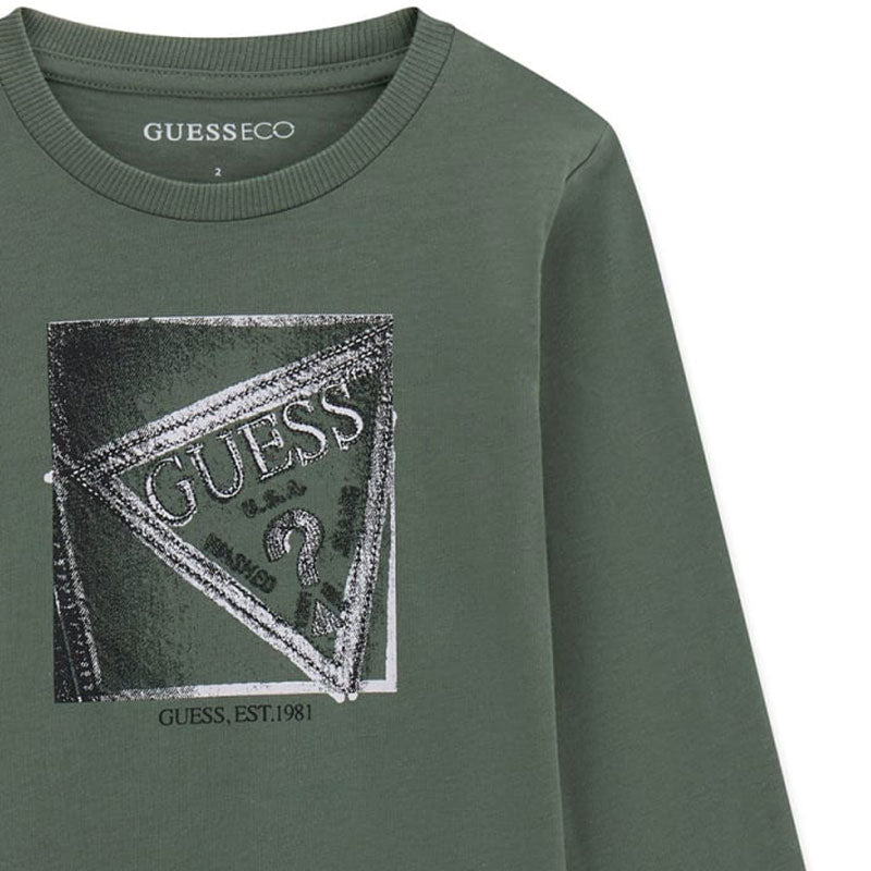 T-SHIRT MANICHE LUNGHE GUESS