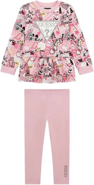 Guess completo in cotone neonata