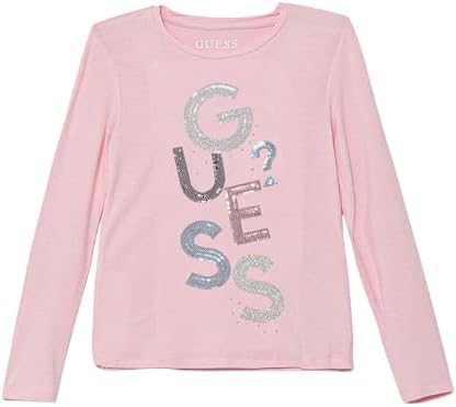 GUESS Maglietta a Maniche Lunghe per Bambine e Ragazze