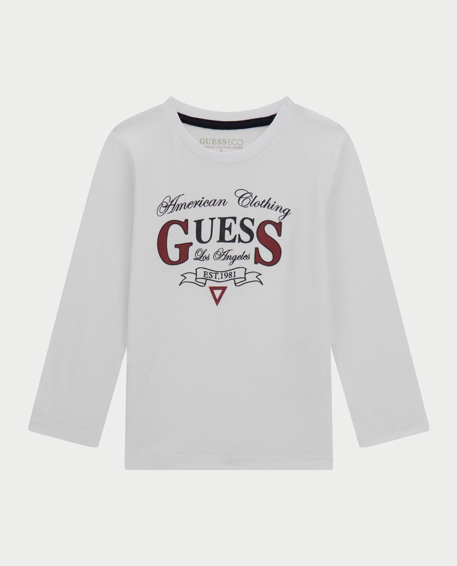 Guess longsleeve in cotone bambino/a