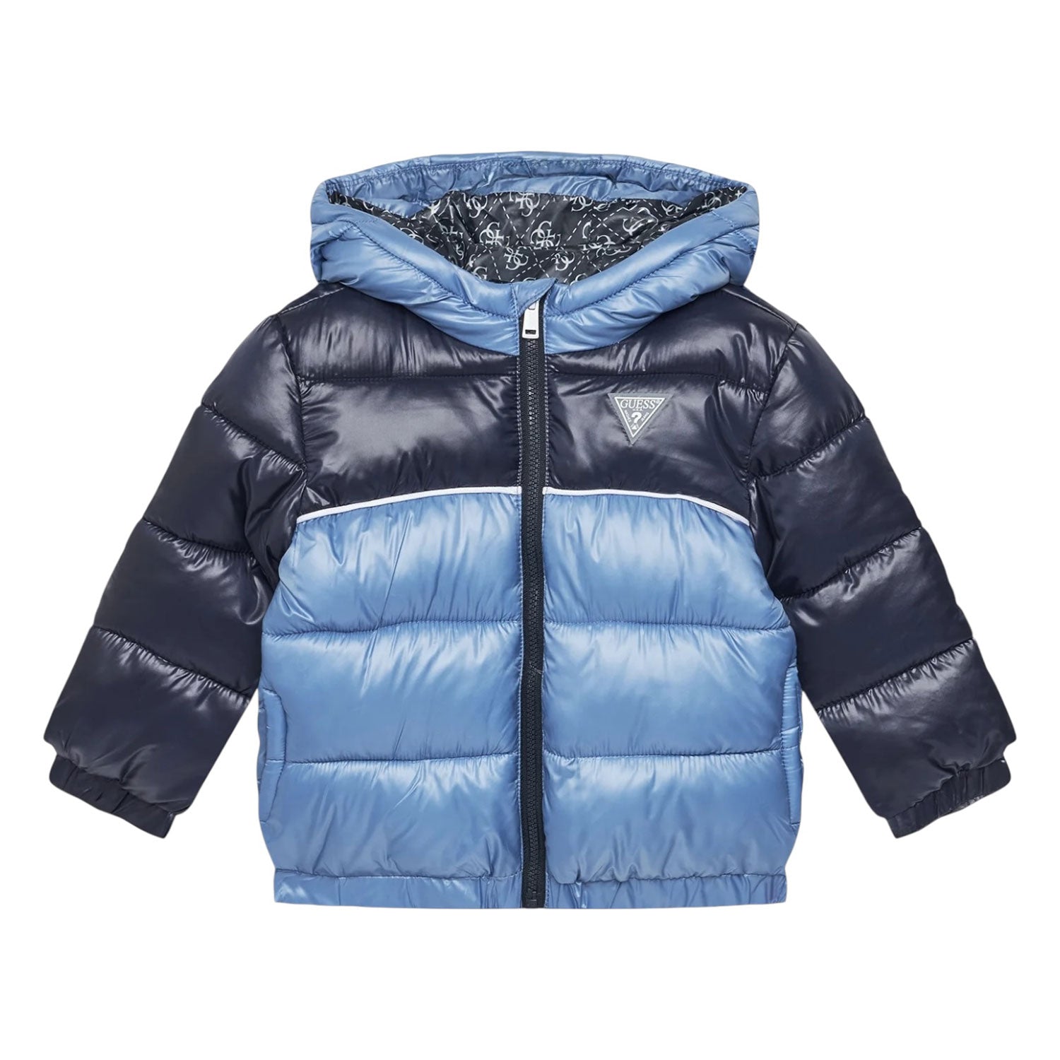 PIUMINO GUESS  DA BAMBINO FULL ZIP CON CAPPUCCIO