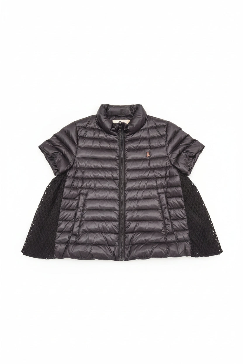 PIUMINO LEGGERO HERNO BAMBINA CON DETTAGLI TRAFORATI