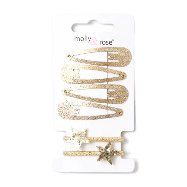 SET PER CAPELLI DORATO