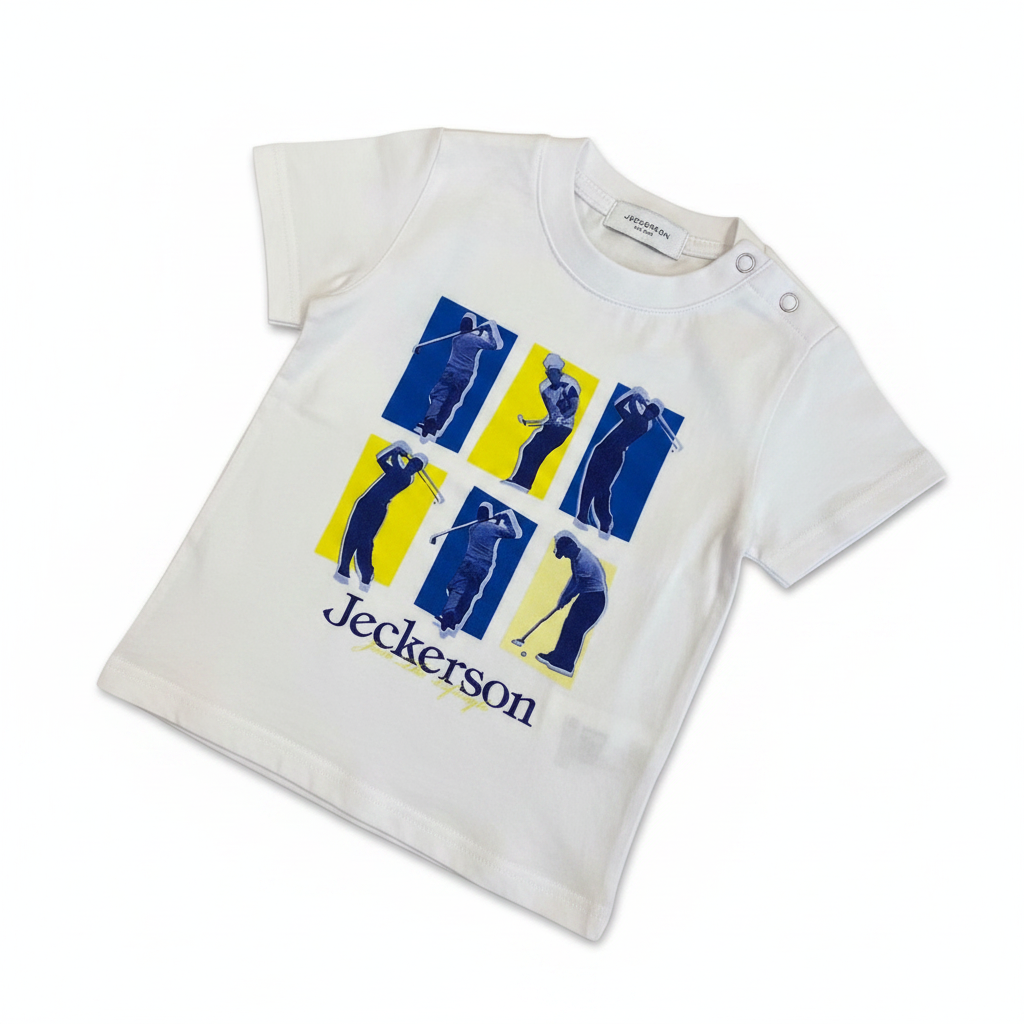 Jeckerson T-shirt bambino in cotone