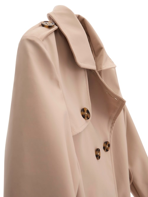 Giacca Trench Beige Regular Fit