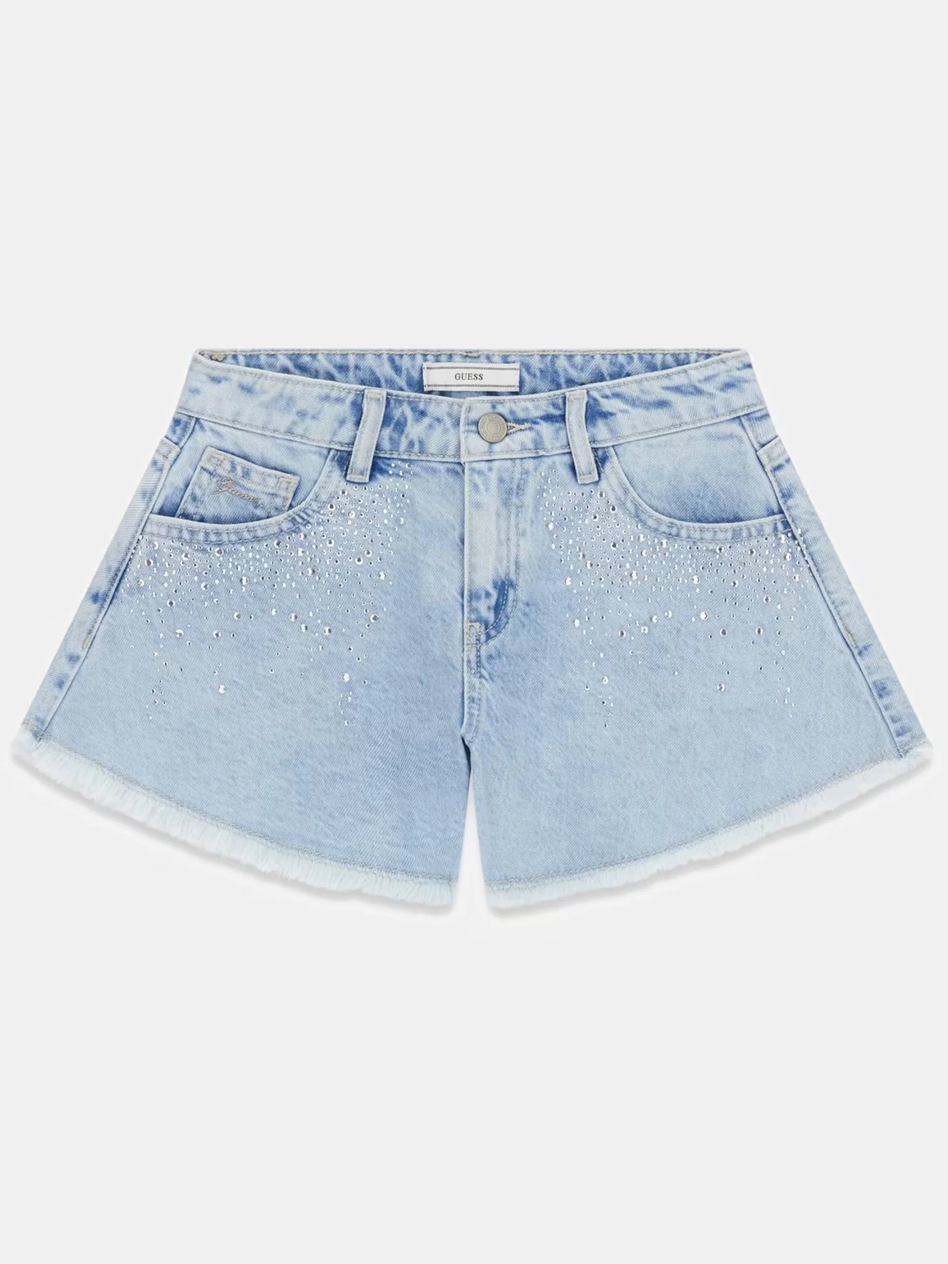 Pantaloncino in Denim Rigido.
