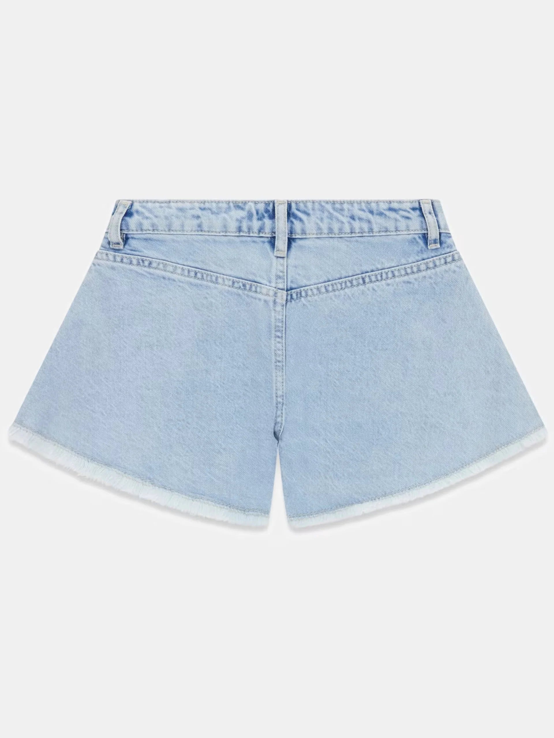 Pantaloncino in Denim Rigido.
