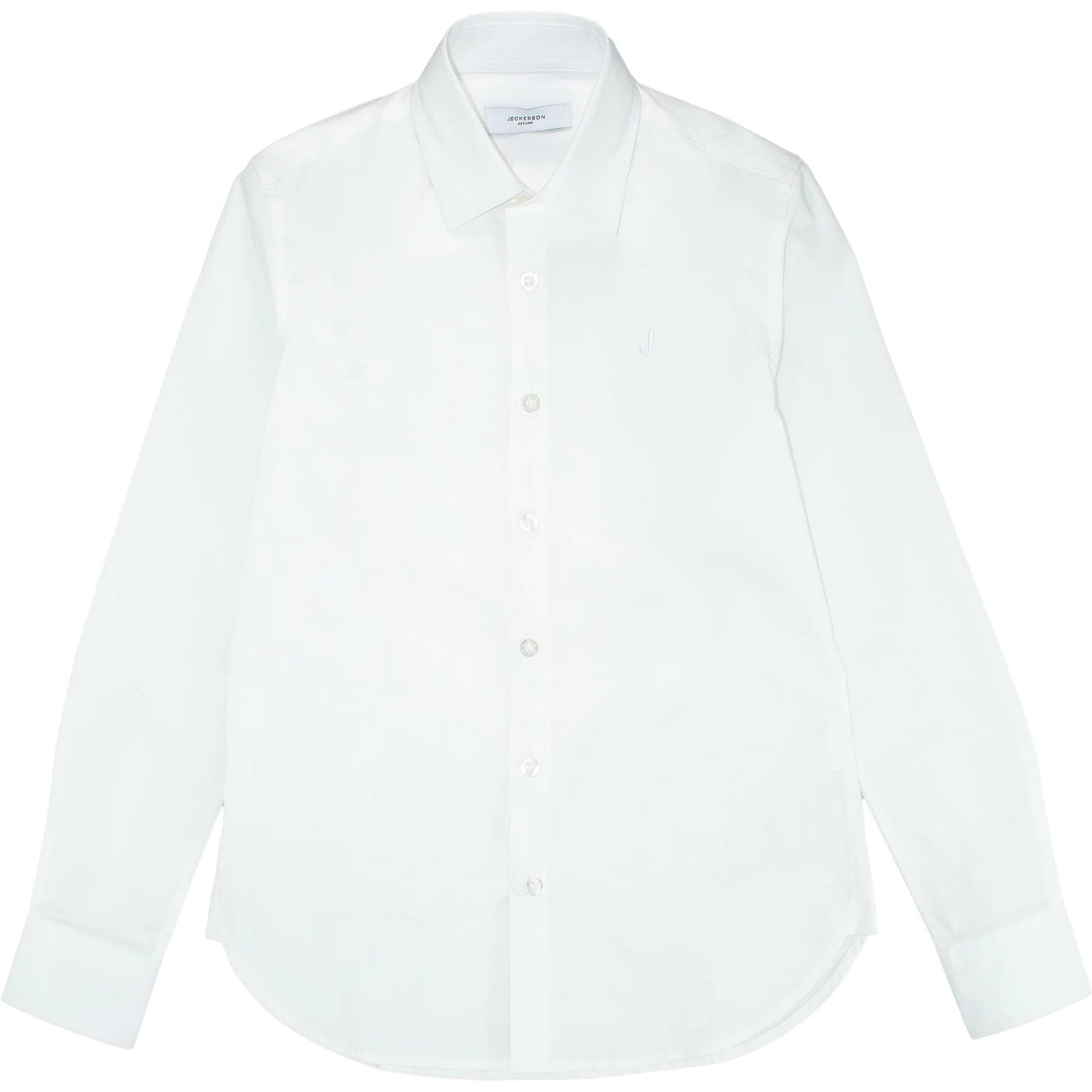 Camicia da Bambino in tinta unita bianca