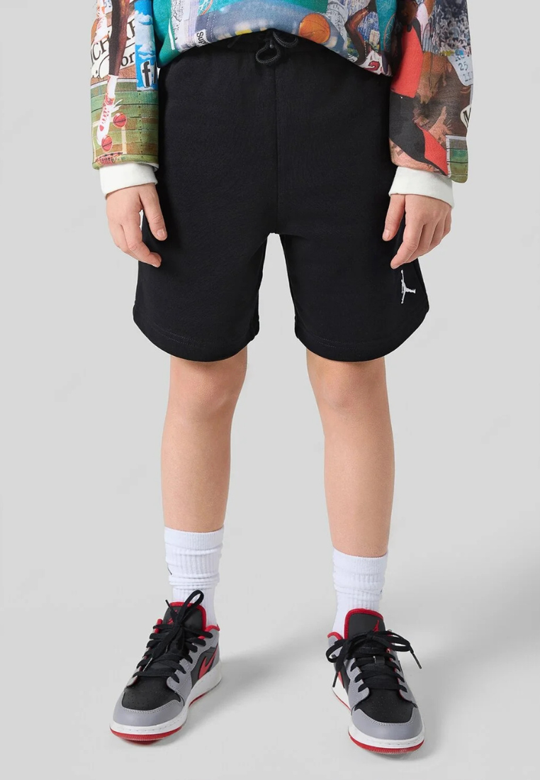 JORDAN Shorts Brooklyn Fleece nero per bambino e bambina