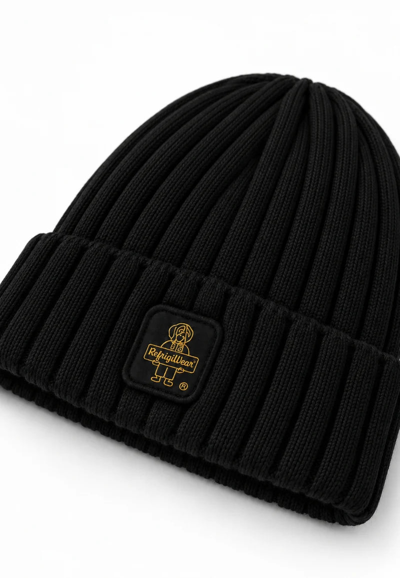 Refrigiwear Cappello A Costine Con Logo Patch Centrale