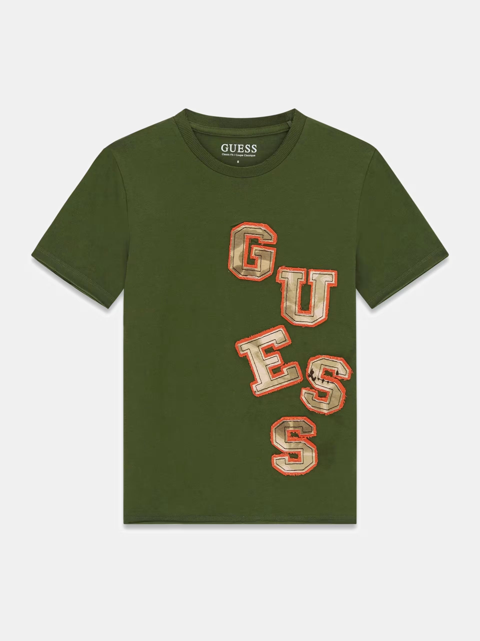 T-shirt con patch logo