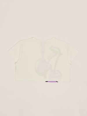 Girl's T-shirt in stretch cotton
