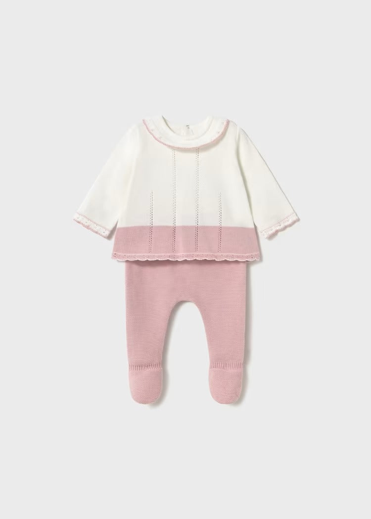 Completo maglia e ghettine Rosa Regular Fit.