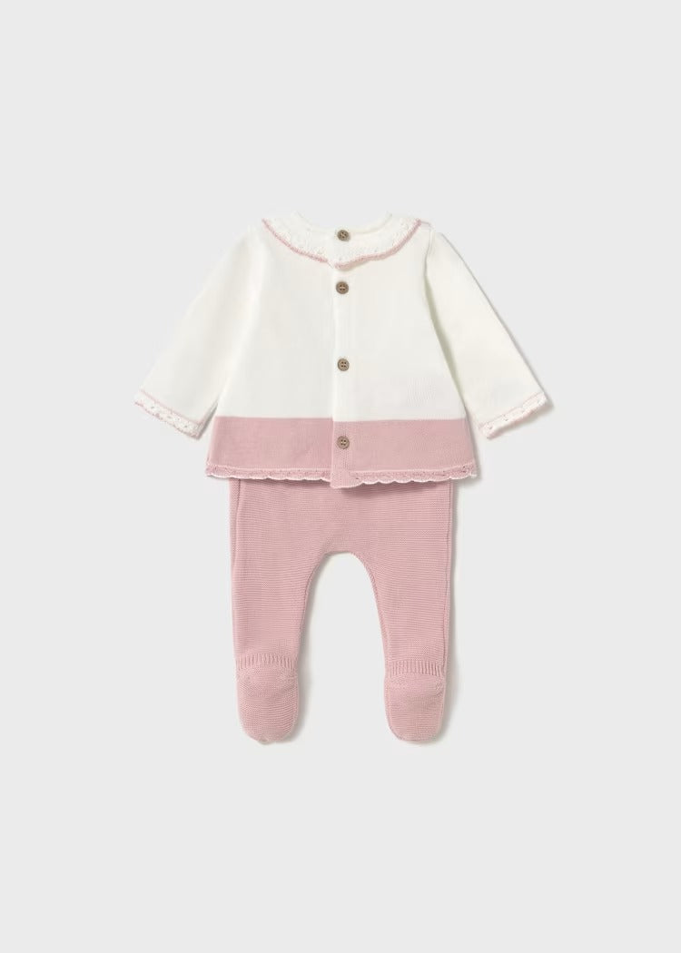 Completo maglia e ghettine Rosa Regular Fit.