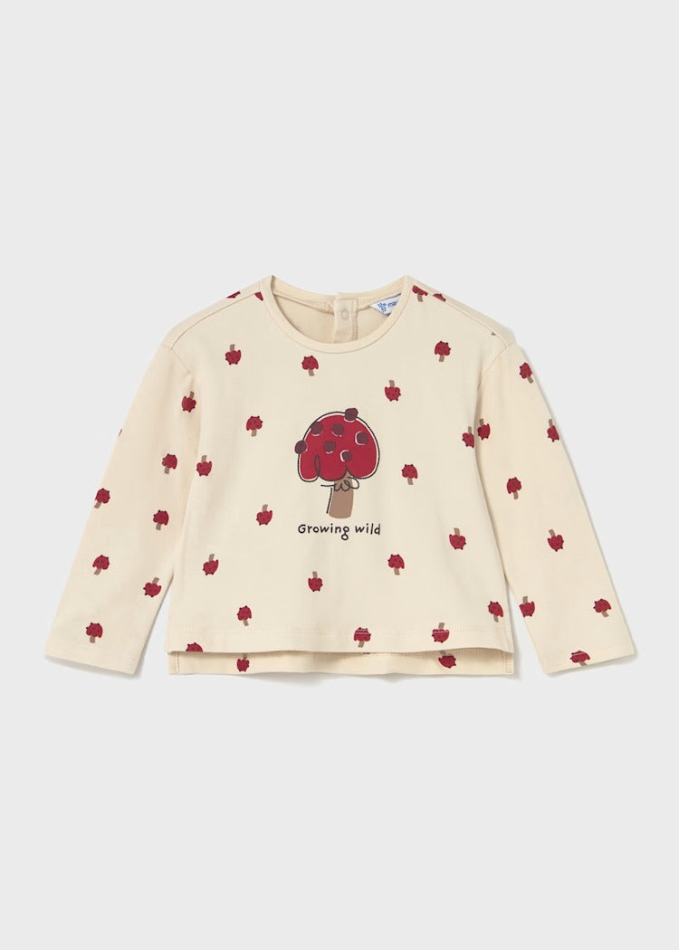 Maglietta stampata neonata