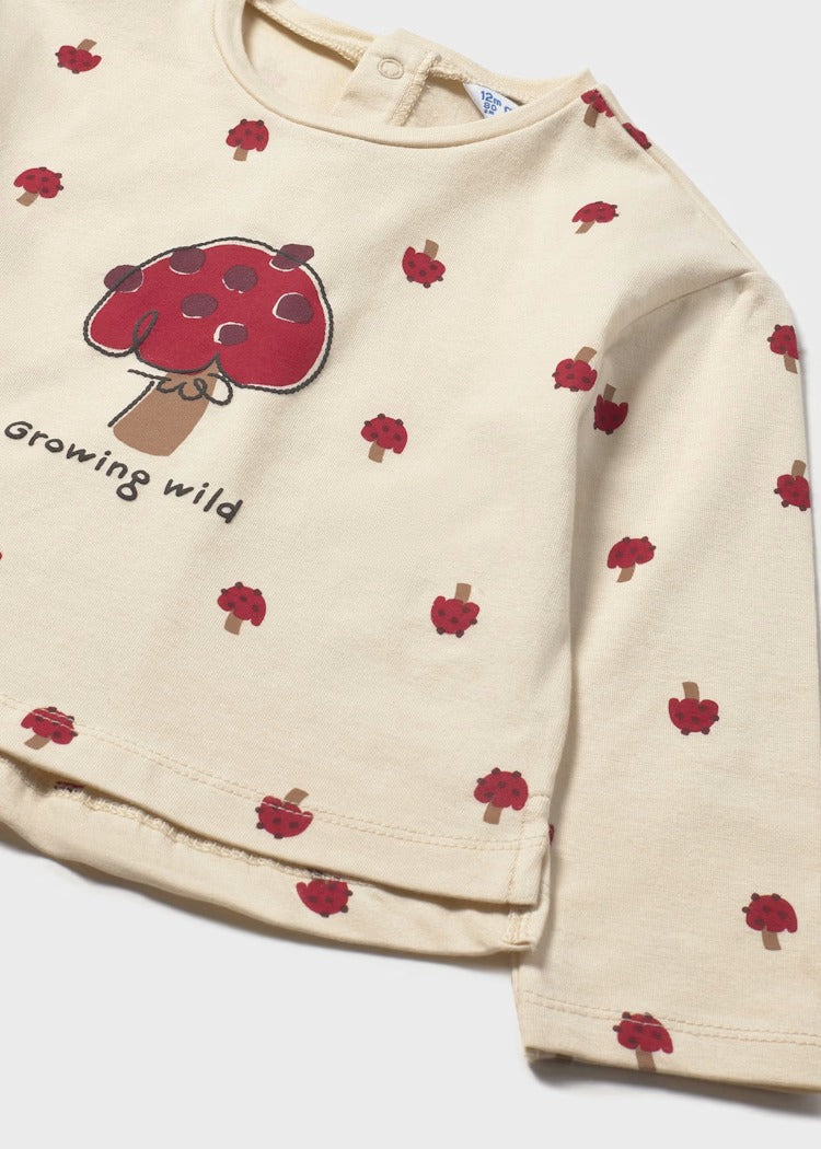 Maglietta stampata neonata