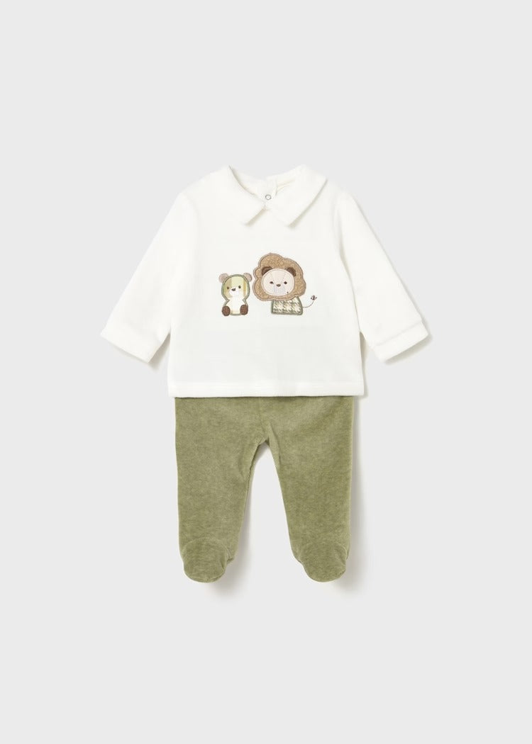 Completino ciniglia animaletti Mayoral