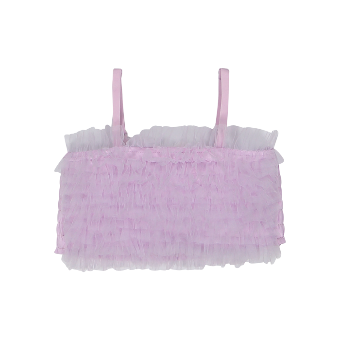 Top con tulle per bambina