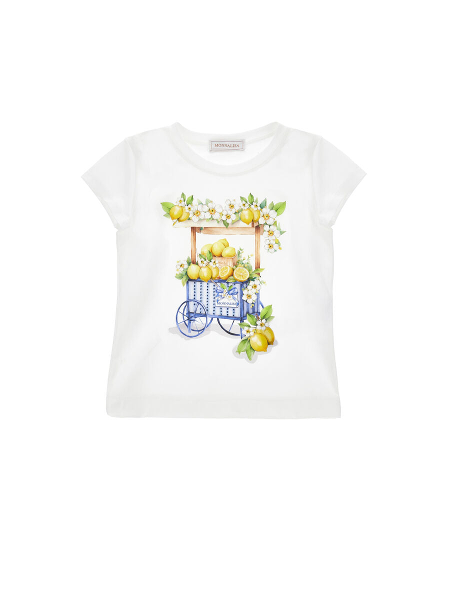 T-SHIRT CARRETTO E LIMONI MONNALISA