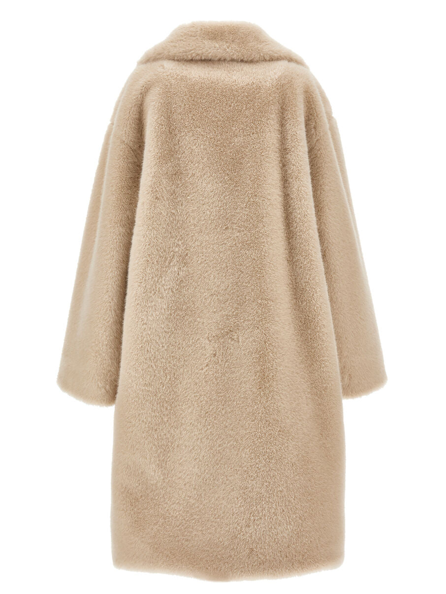 Ecopelliccia beige bambina