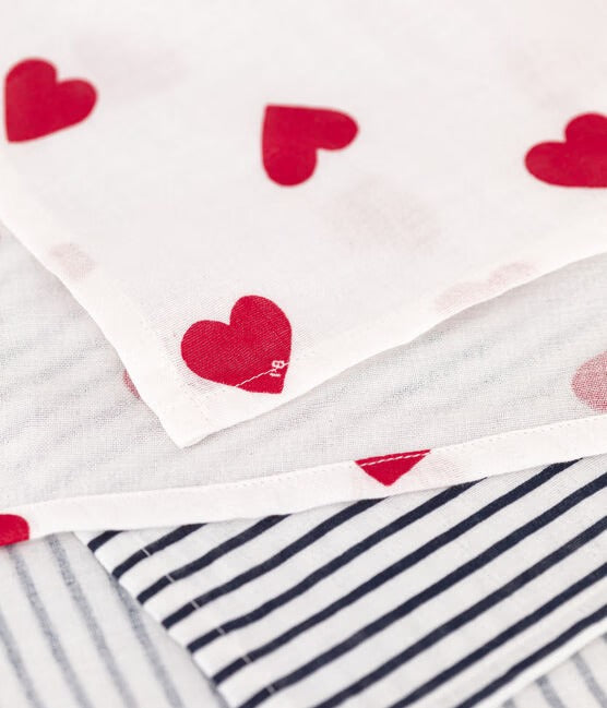 CONFEZIONE DA 2 MIUSSOLE BEBÈ IN GARZA DI COTONE