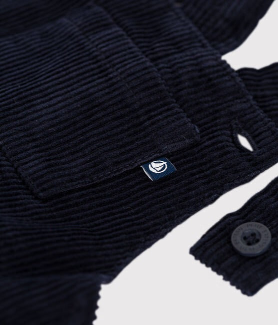 SALOPETTE IN VELLUTO NEONATO