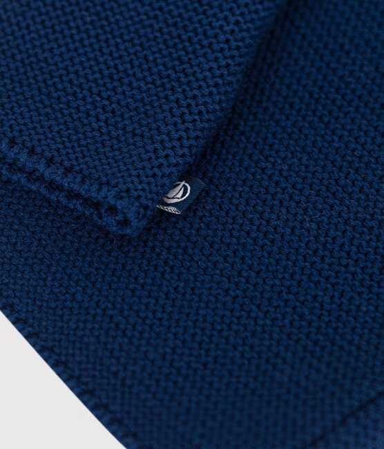 CARDIGAN IN MAGLIA DI COTONE A PUNTO LEGACCIO NEONATO