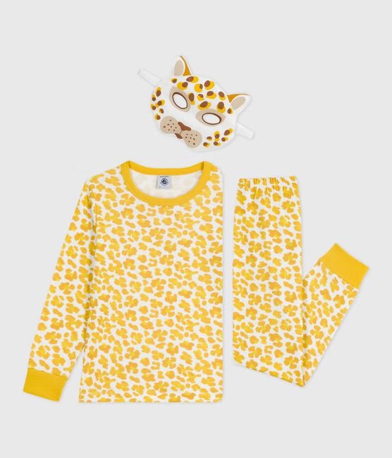 Pigiama maculato per bambini con maschera