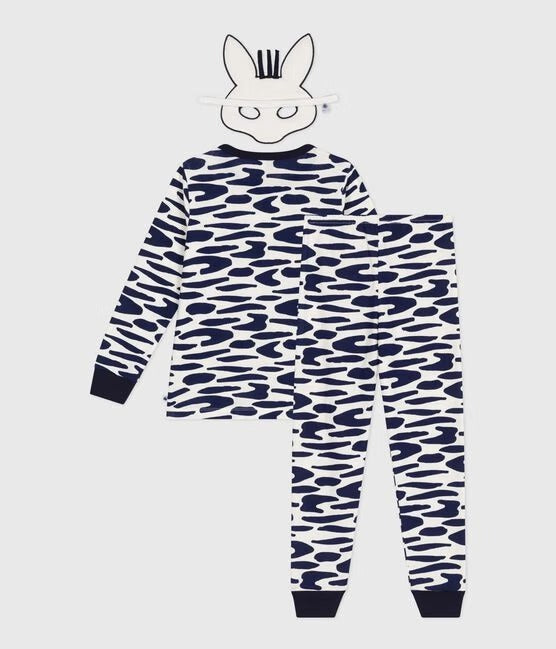 PIGIAMA TRAVESTIMENTO BAMBINO IN COTONE CON ZEBRA STAMPATA